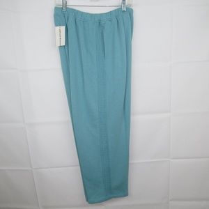 Alfred Dunner Track Pants Size M Elastic Waist New